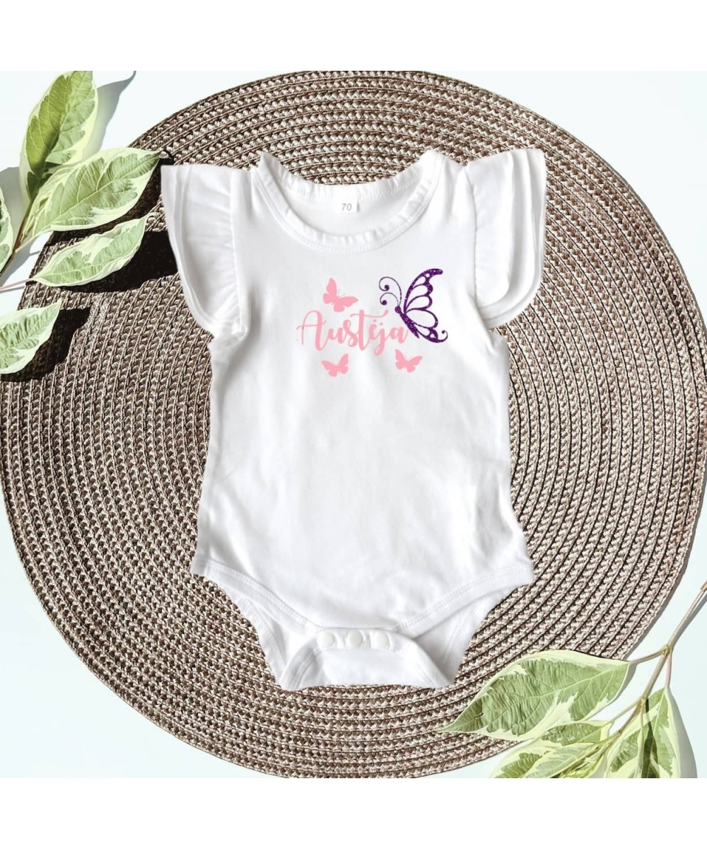 Personalized baby girl bodysuit