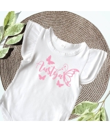 Personalized baby girl bodysuit