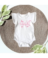 Personalized baby girl bodysuit