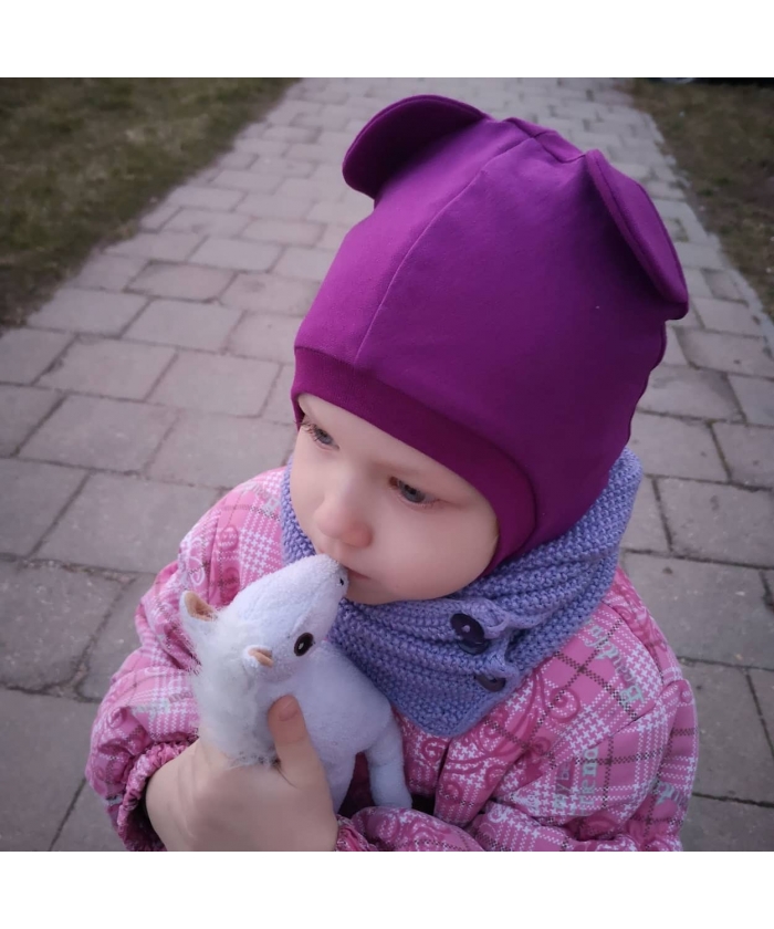 copy of Purple bear hat-helmet