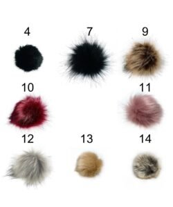 Back POMPOM Balaclava (Dusty pink)