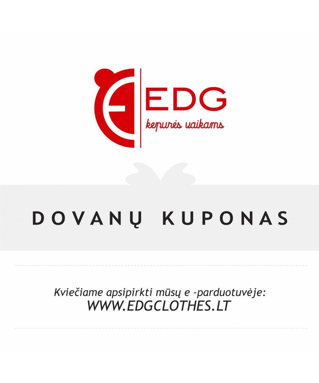 Elektroninis dovanų kuponas