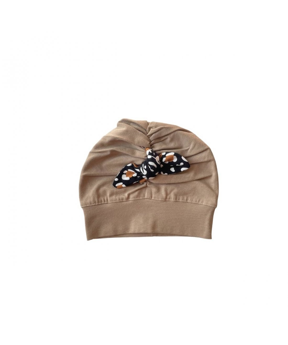 Kakavinė turban kepurė su kaspinėliu