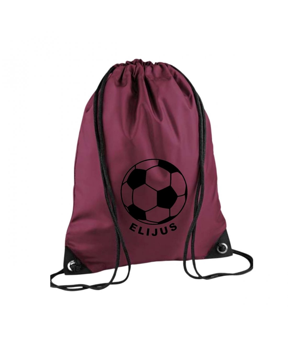 Personalizuotas maišelis su futbolo kamuoliu